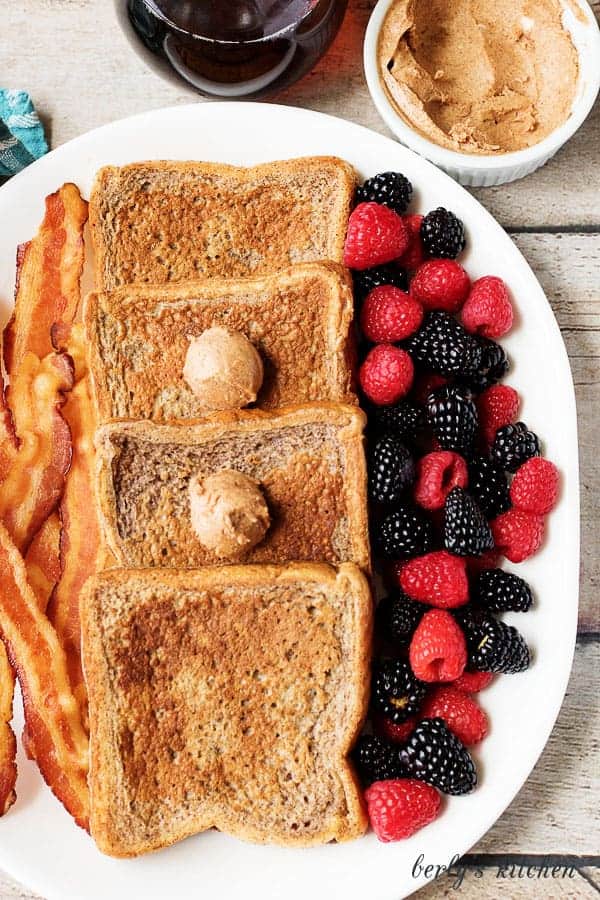 French Toast With Cinnamon Brown Sugar Butter A Perfect Breakfast