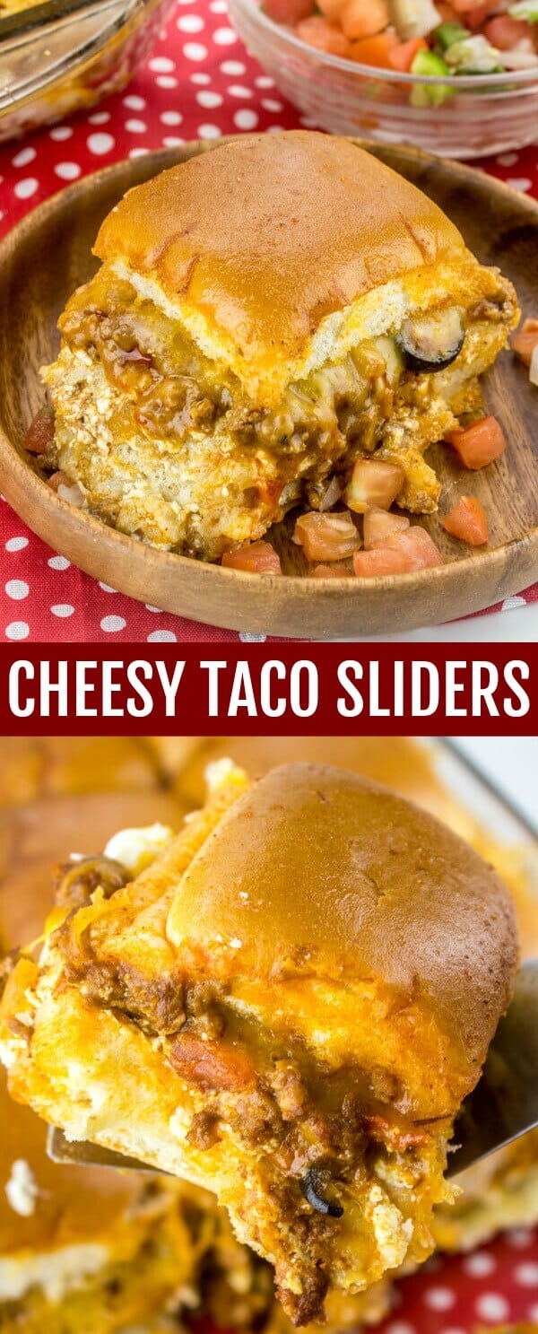 Cheesy Taco Sliders