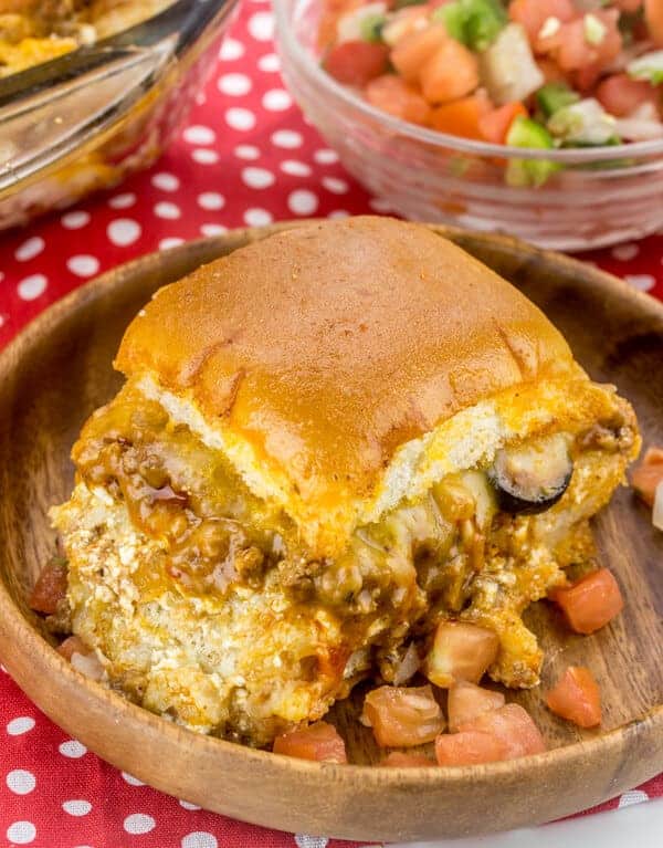 Cheesy Taco Sliders