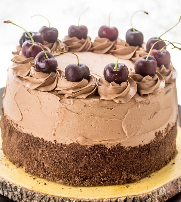 Chocolate Cherry Amaretto Cake