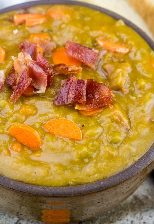 Crockpot Split Pea Soup with Ham