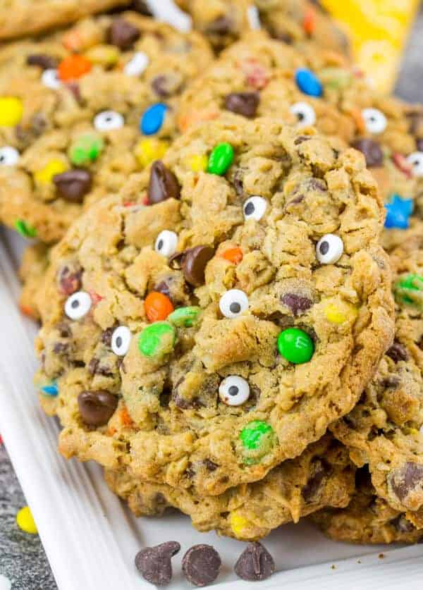 Chewy Monster Cookies