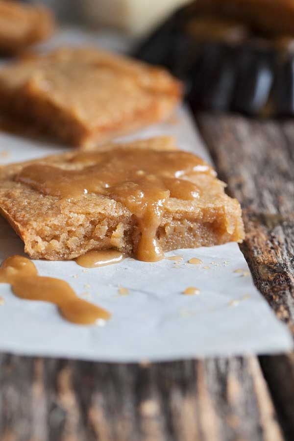 Rich, sweet and gooey, maple brown butter blondies are an easy treat and a little different than your usual chocolate. 