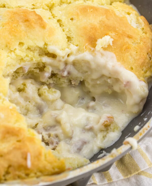 Biscuits and Gravy Skillet