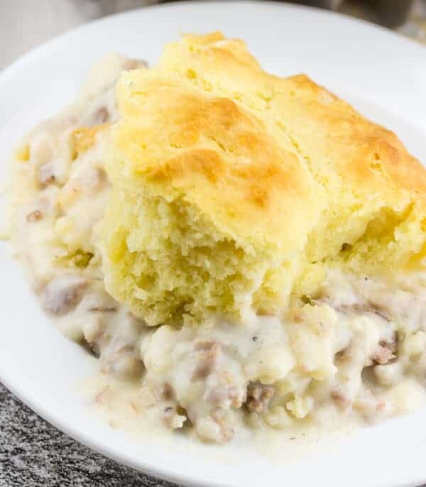 Biscuits and Gravy Skillet