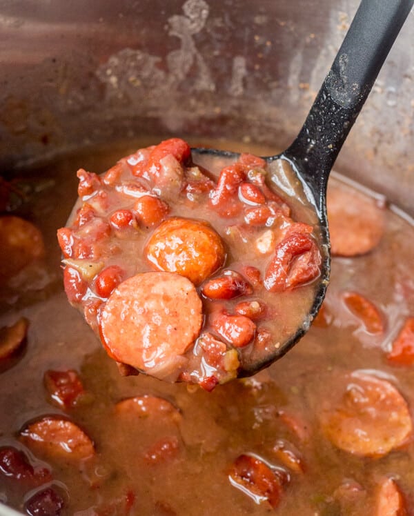 Slow Cooker Red Beans and Rice - Tornadough Alli