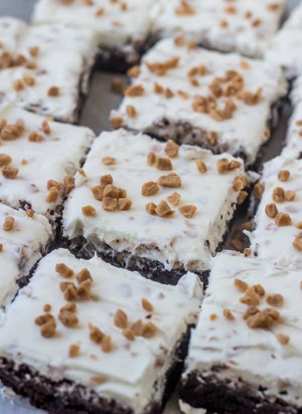 Butter Brickle Brownies