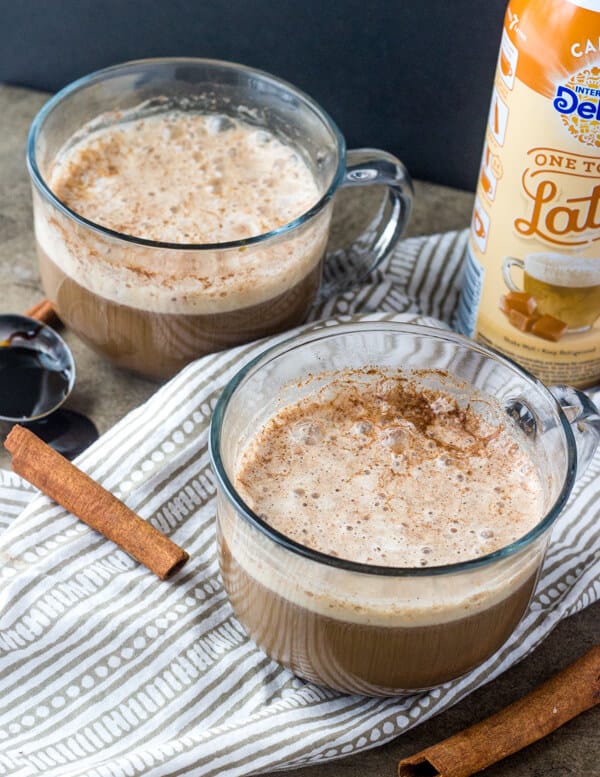 Caramel Gingerbread Lattes