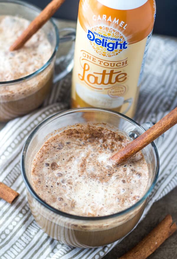 Caramel Gingerbread Lattes