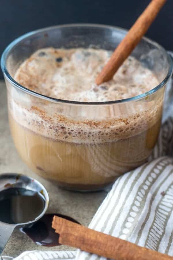 Caramel Gingerbread Lattes