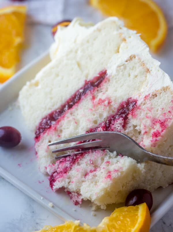 Cranberry Orange Layer Cake