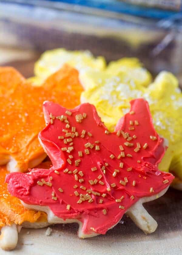 Falling Leaves Sugar Cookies