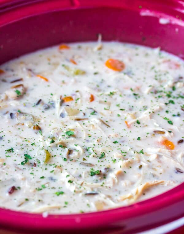Chicken Wild Rice Soup Slow Cooker