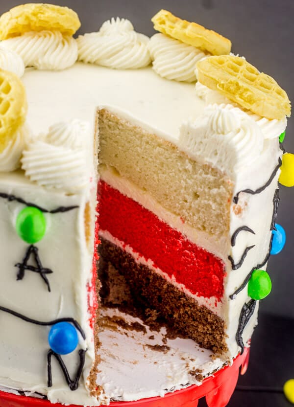 Stranger Things Cake A Fun Fan Filled Stranger Things Layer Cake