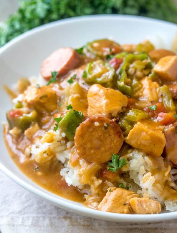 WW Friendly Chicken & Sausage Gumbo