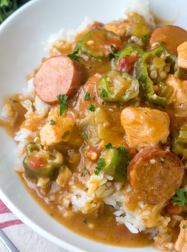 Easy Chicken and Sausage Gumbo