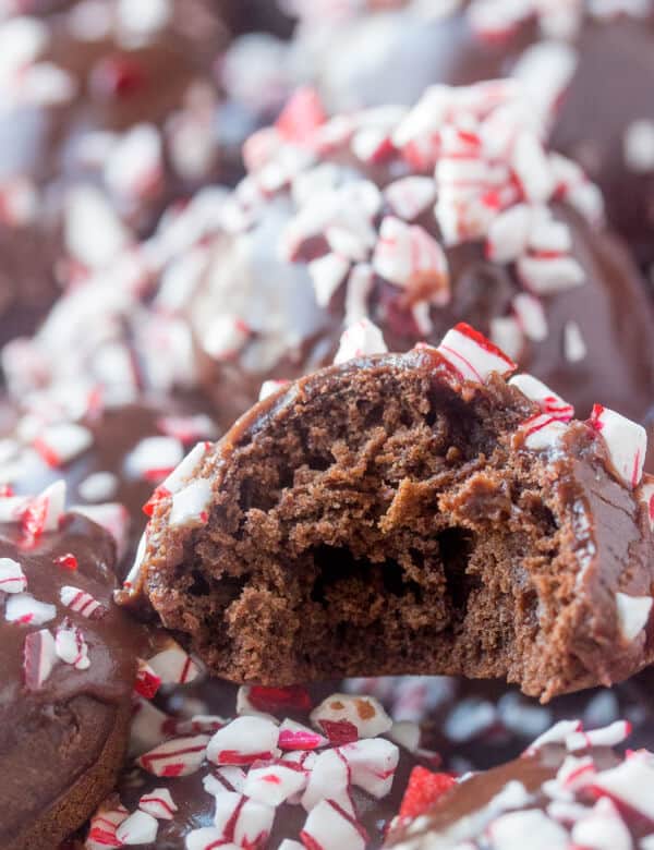 Chocolate Peppermint Donut Holes