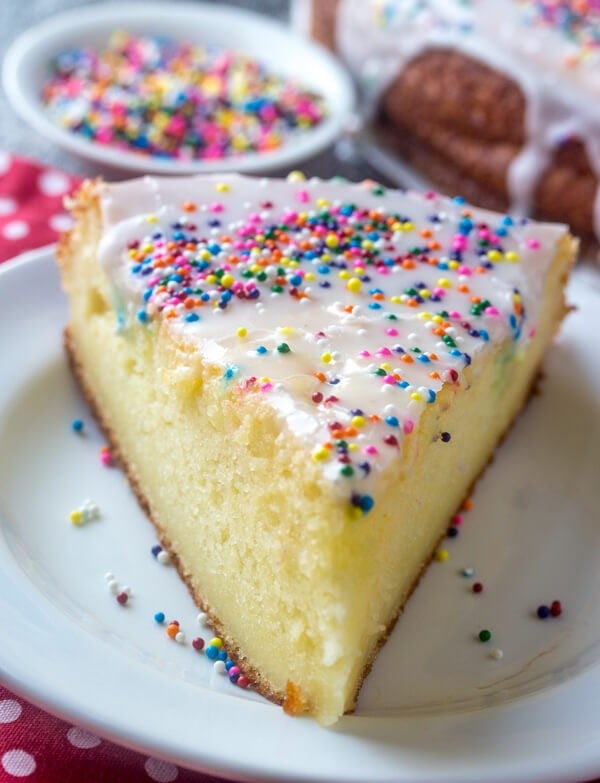 Italian Ricotta Cake {An Easy Flavorful Single Layer Cake}