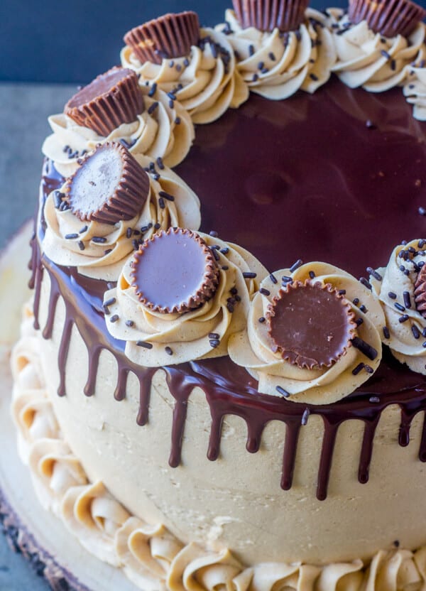 Chocolate Peanut Butter Cup Cake