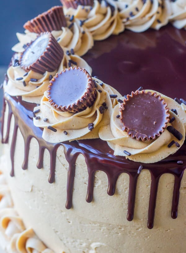 Chocolate Peanut Butter Cup Cake