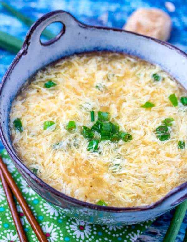 Egg Drop Soup Recipe {A Quick Comforting Chinese Soup Recipe}