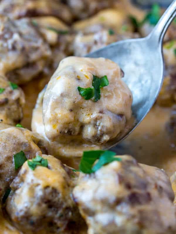 Swedish Meatball Recipe {A Hearty Delicious Weeknight Meal}