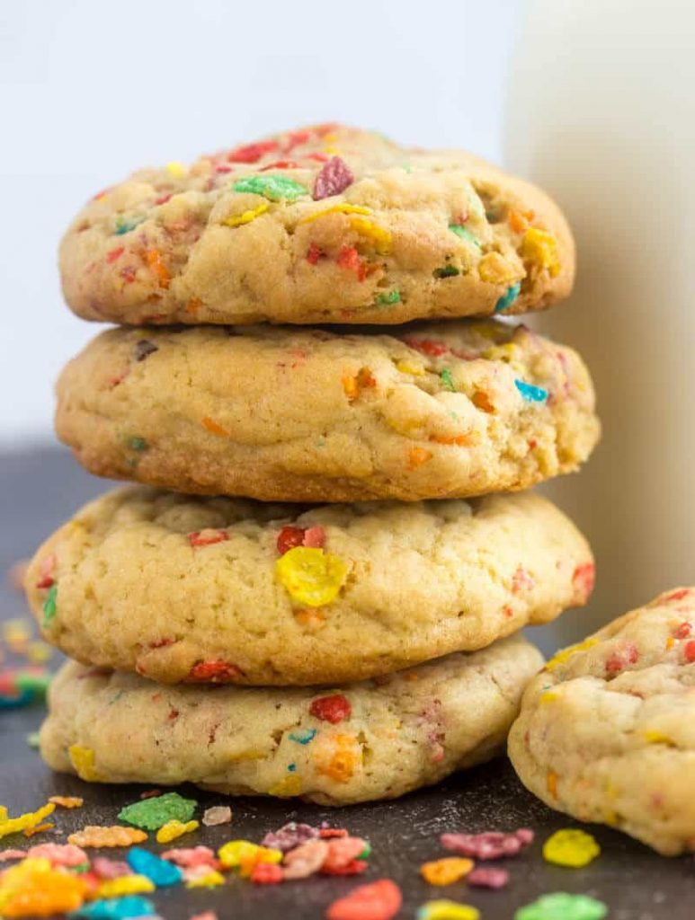 Fruity Pebbles Cereal Cookie Recipe