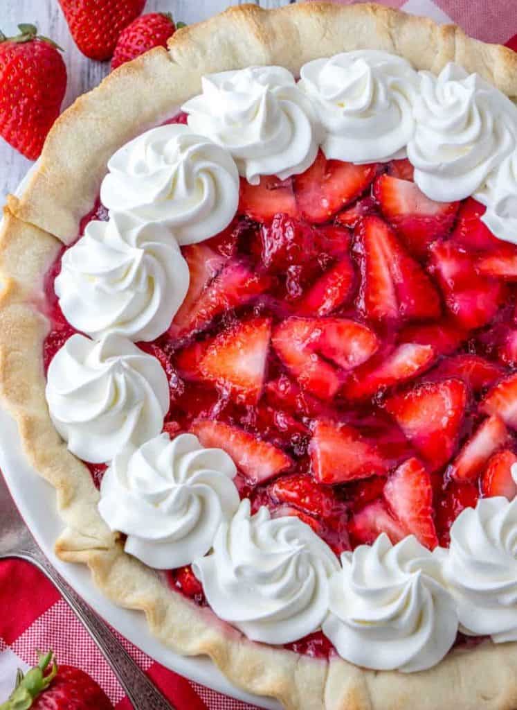 Strawberry Cream Cheese Pie {A Fresh and Delicious Layered Pie}