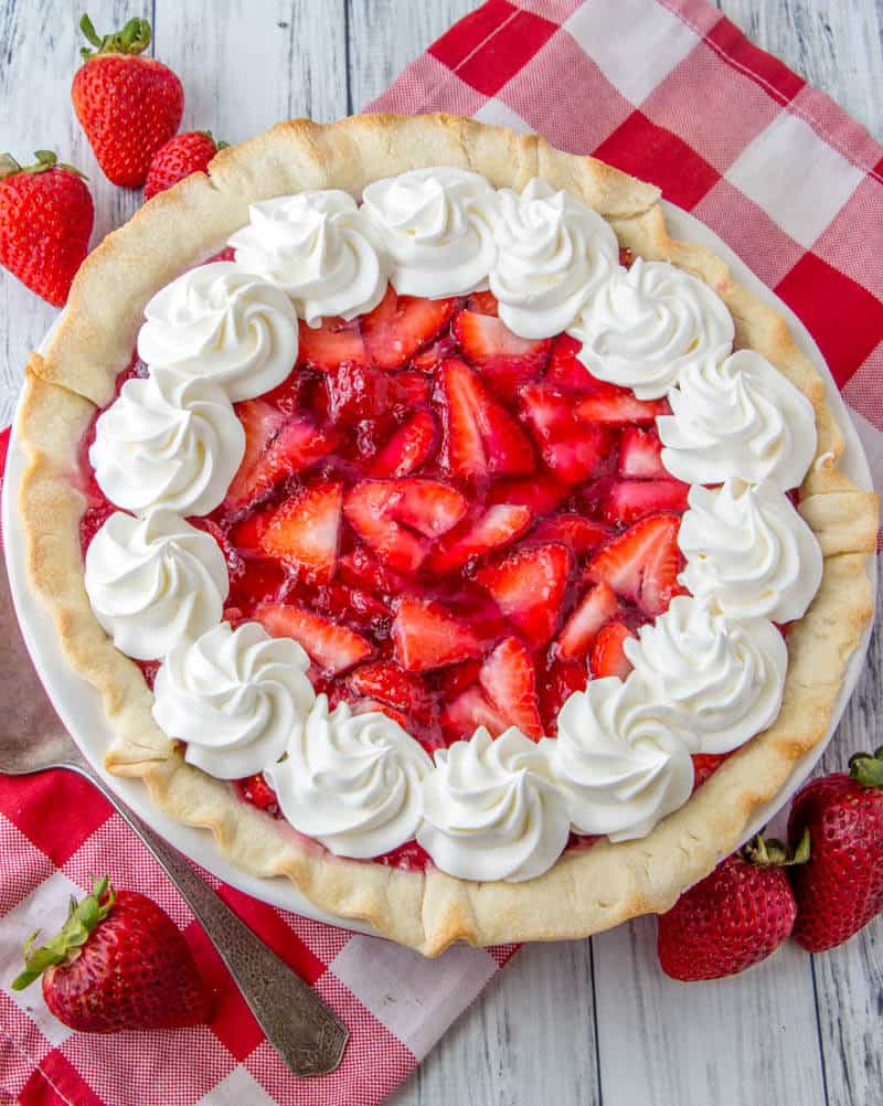 Strawberry Pie with Cream Cheese