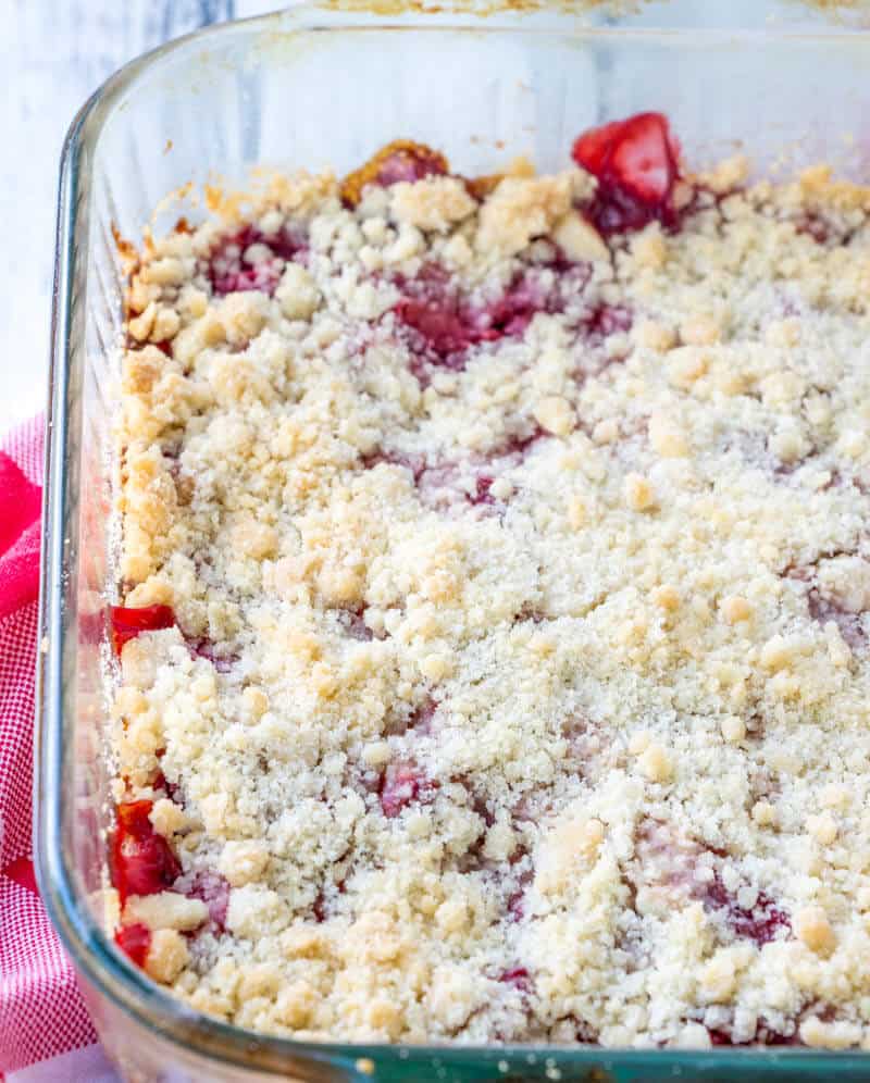 Strawberry Crumb Bars