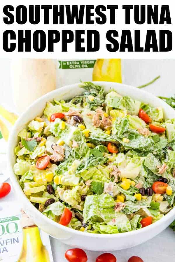 Southwest Tuna Chopped Salad {A Crisp and Refreshing Salad Recipe}