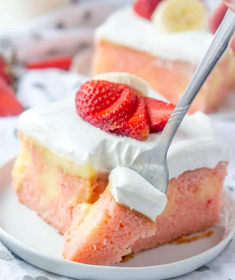 Strawberry Poke Cake