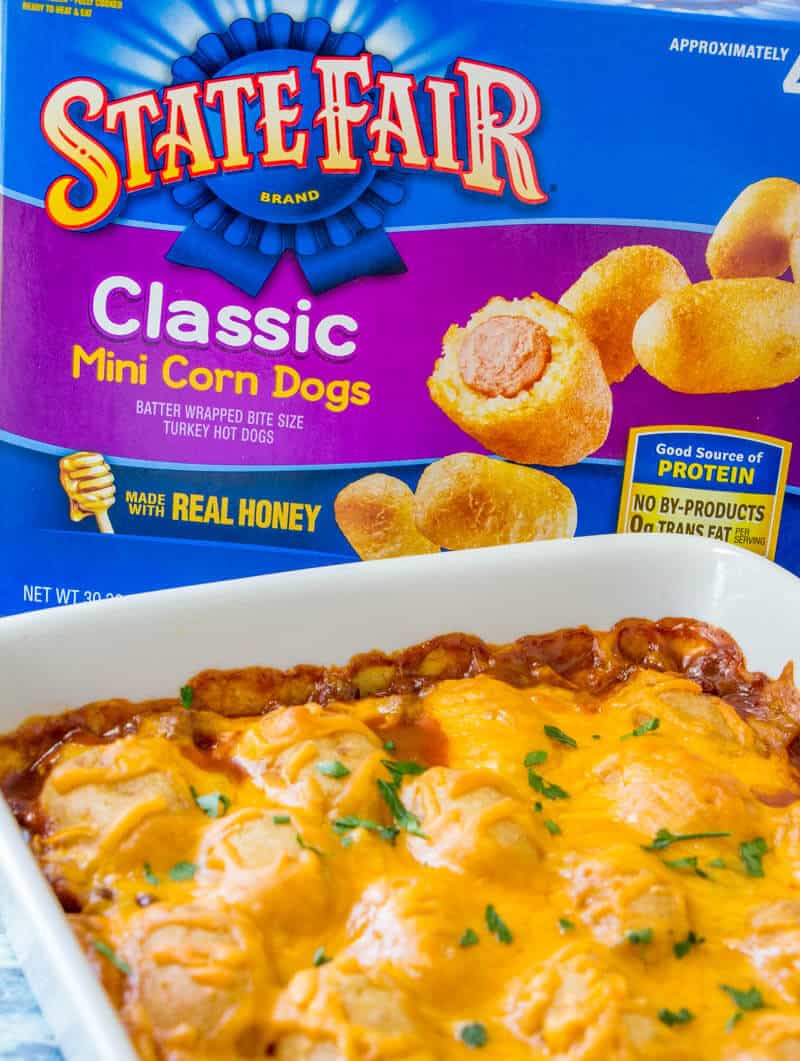 Chili Hot Dog Casserole