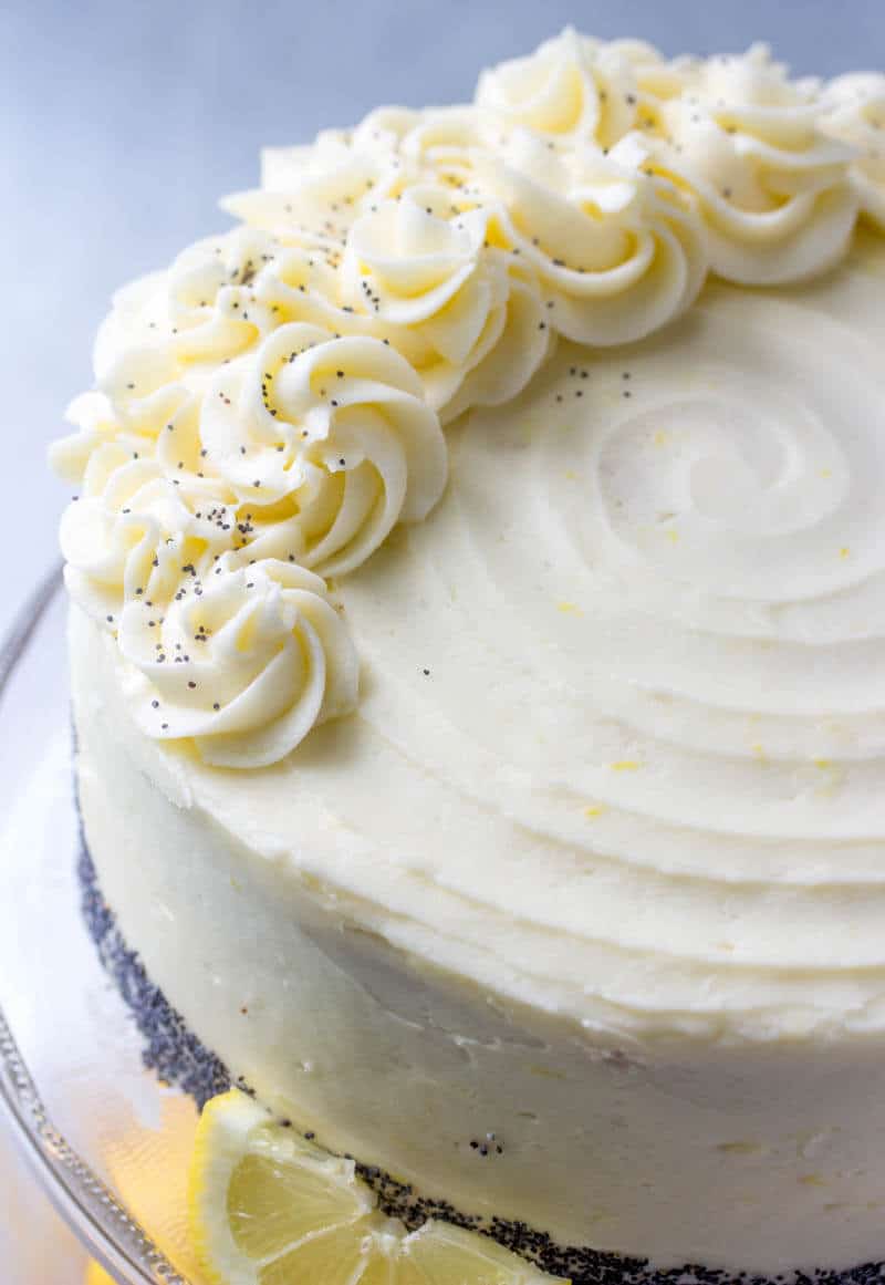 lemon poppy seed wedding cake