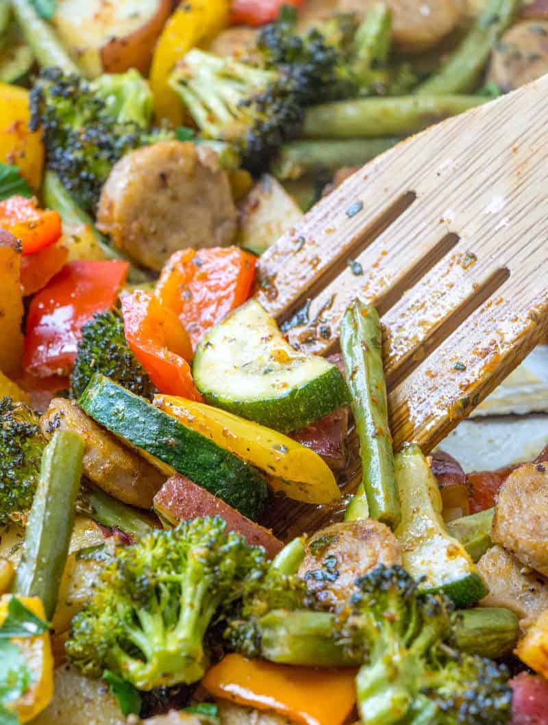 Chicken Sausage and Vegetables Sheet Pan Supper Recipe – Sunset