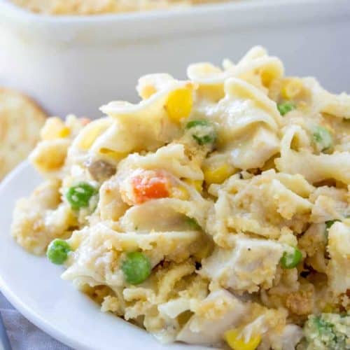 Chicken Noodle Casserole - Tornadough Alli {An Easy Tasty Dinner Recipe}