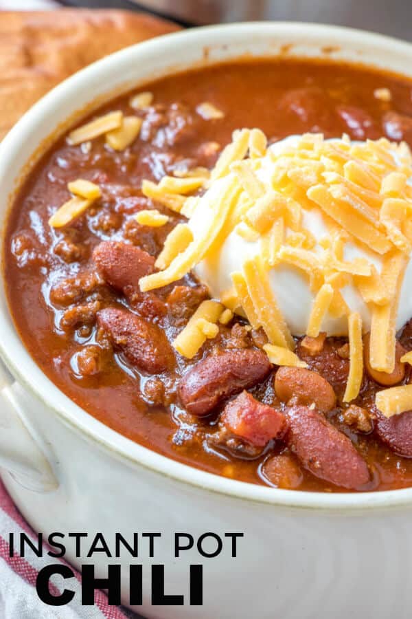 Easy Instant Pot Chili - Unfussy Kitchen