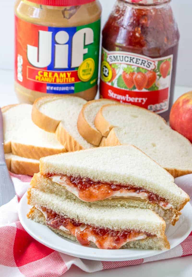 Peanut Butter and Jelly Sandwiches