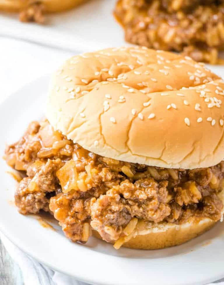 Old Fashioned Homemade Sloppy Joes - Tornadough Alli