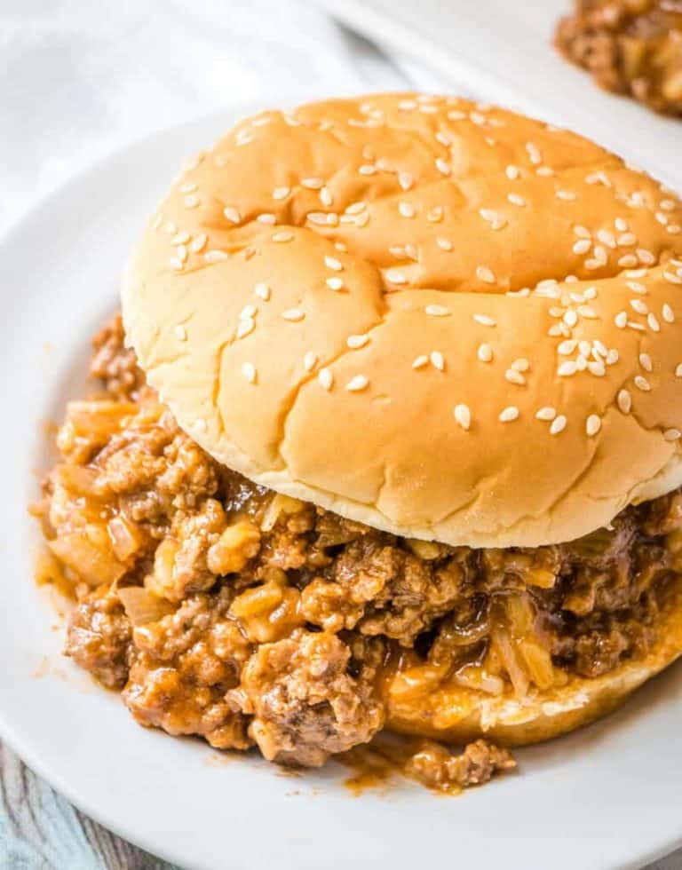 Old Fashioned Homemade Sloppy Joes - Tornadough Alli