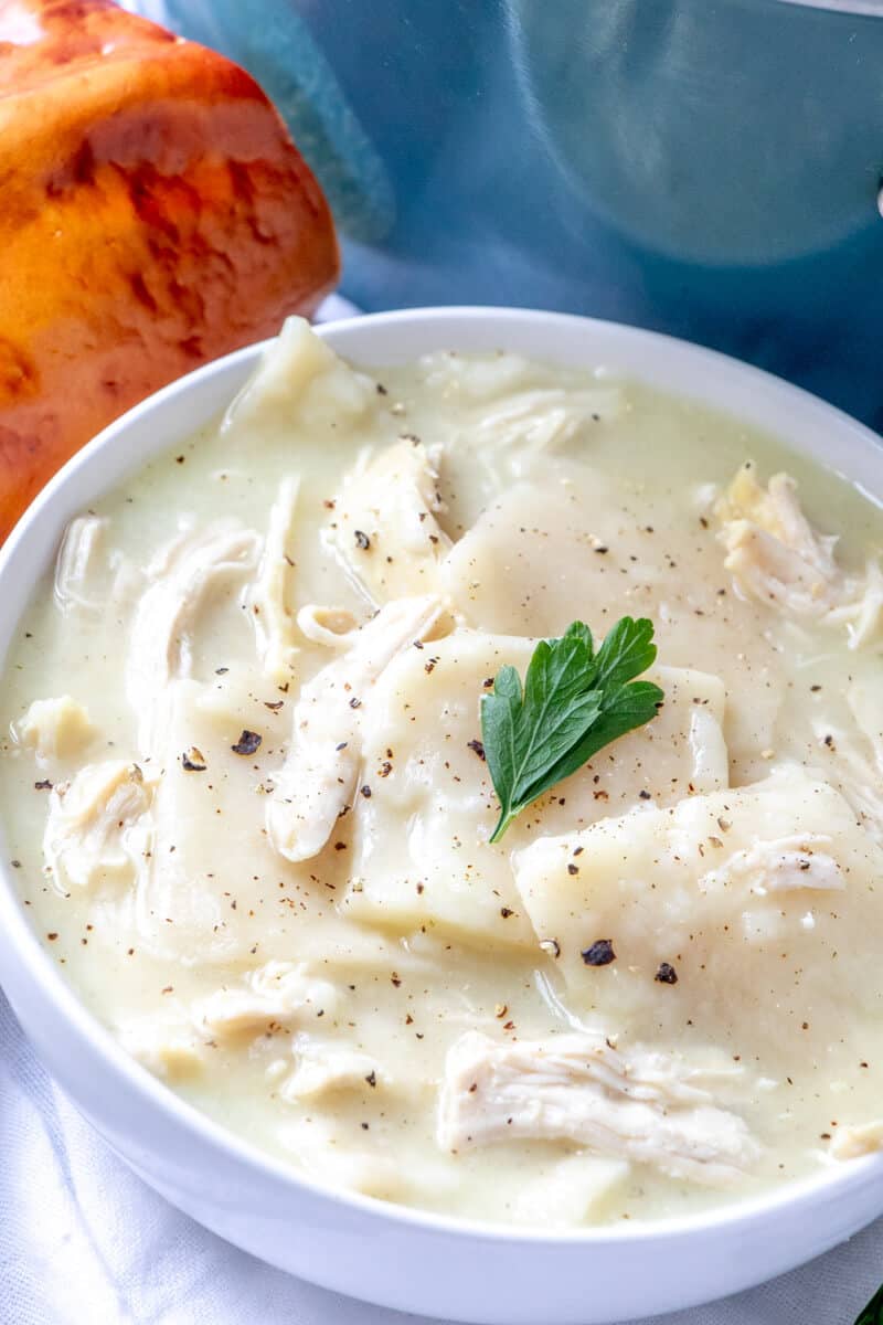 Super Easy Homemade Chicken and Dumplings Recipe - Eat at Home