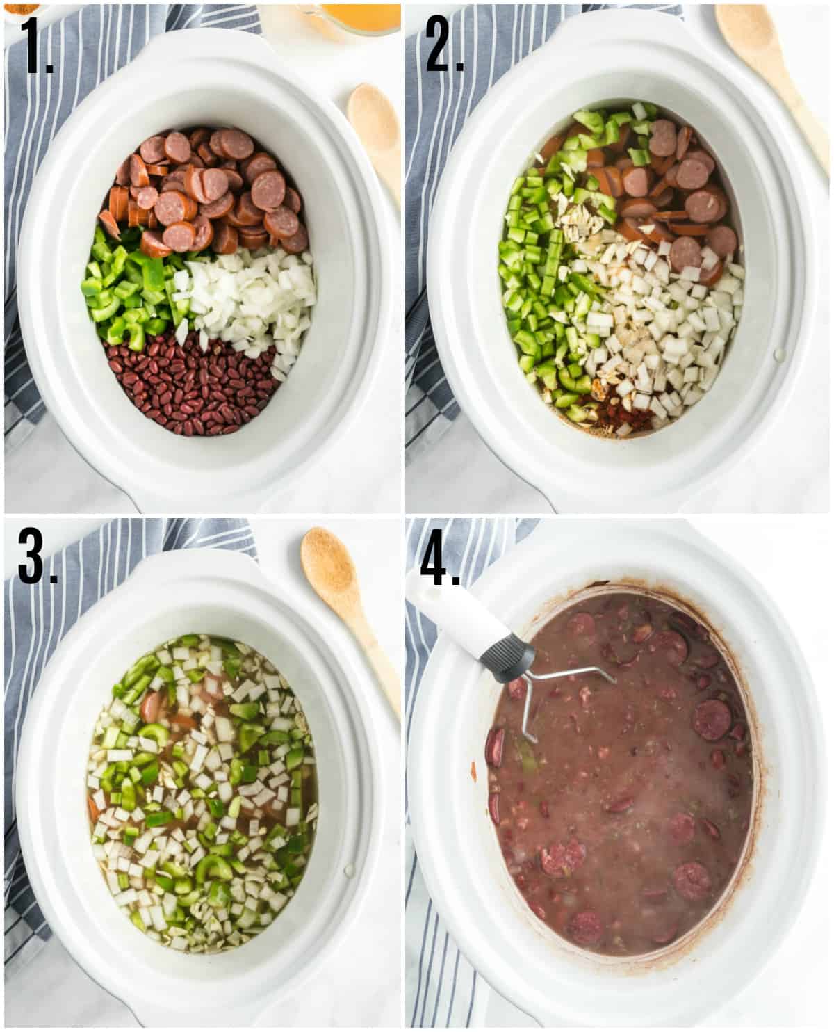 Slow Cooker Red Beans and Rice - Tornadough Alli