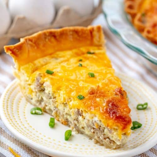 Sausage Quiche - Tornadough Alli