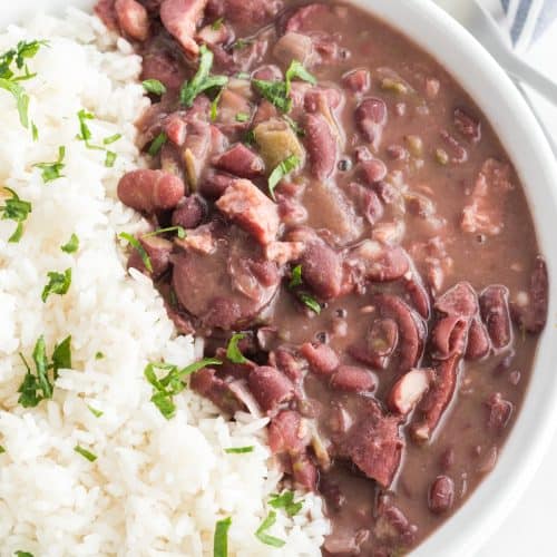 Slow Cooker Red Beans and Rice - The Magical Slow Cooker