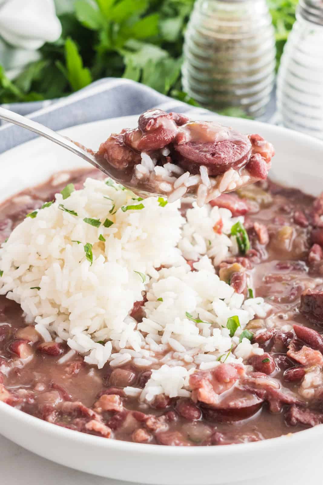 Slow Cooker Red Beans and Rice - Little Spoon Farm