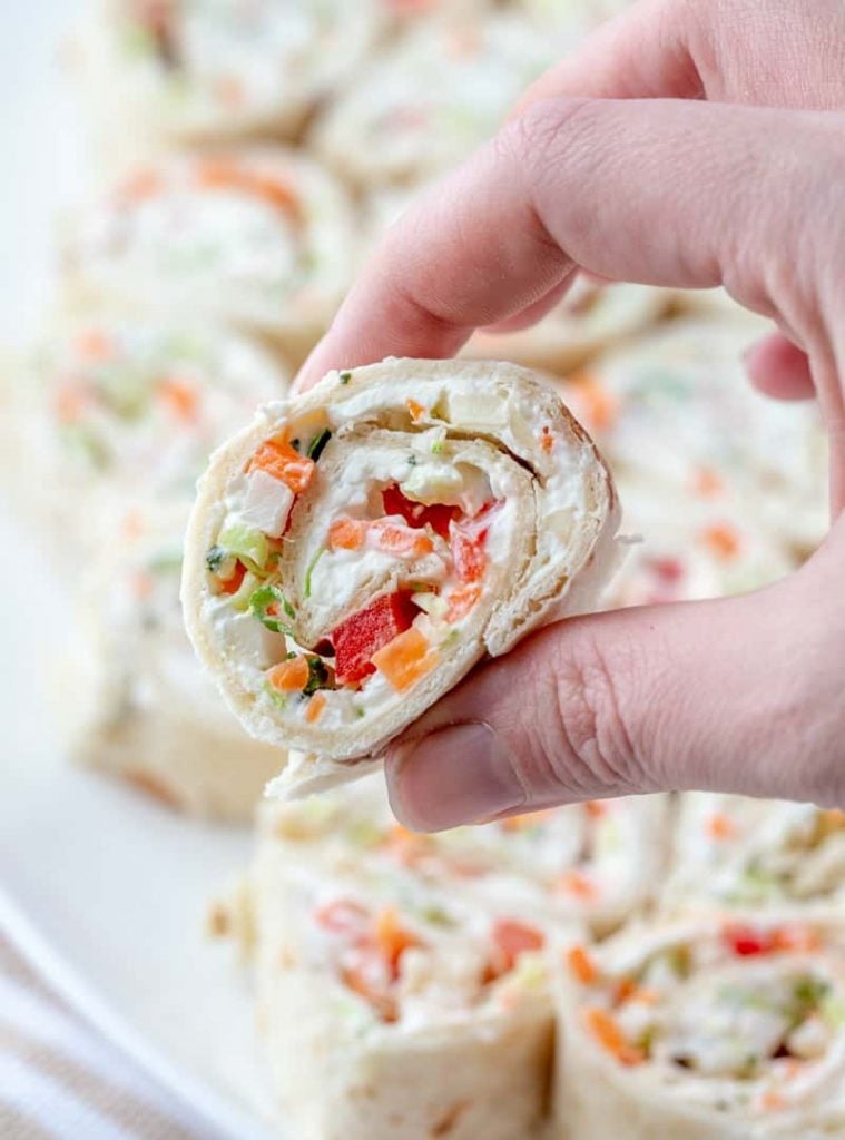 Veggie Pizza Pinwheels - Tornadough Alli