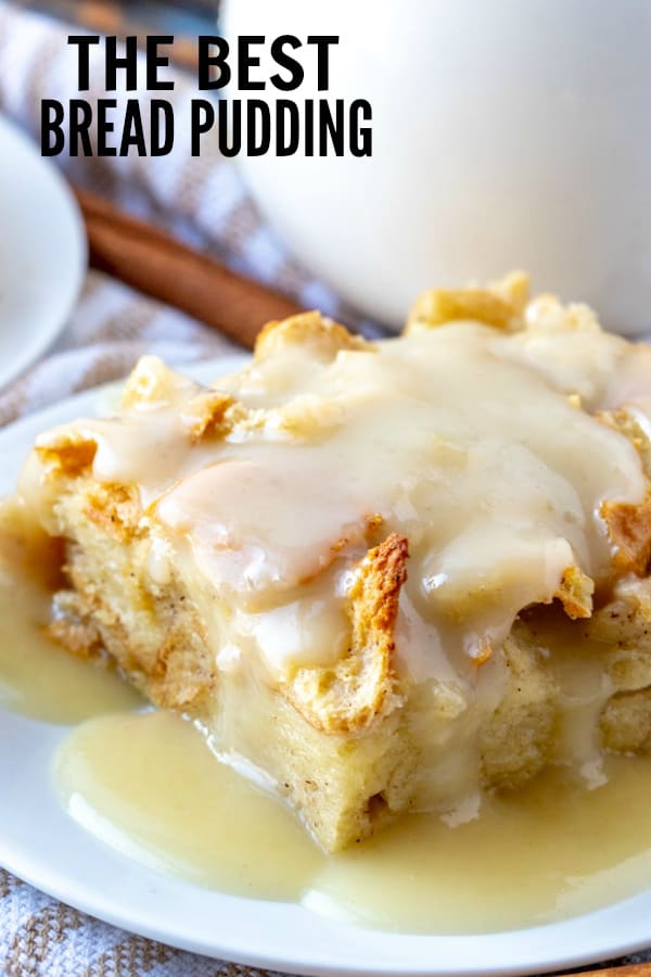 Bread Pudding Pinterest image