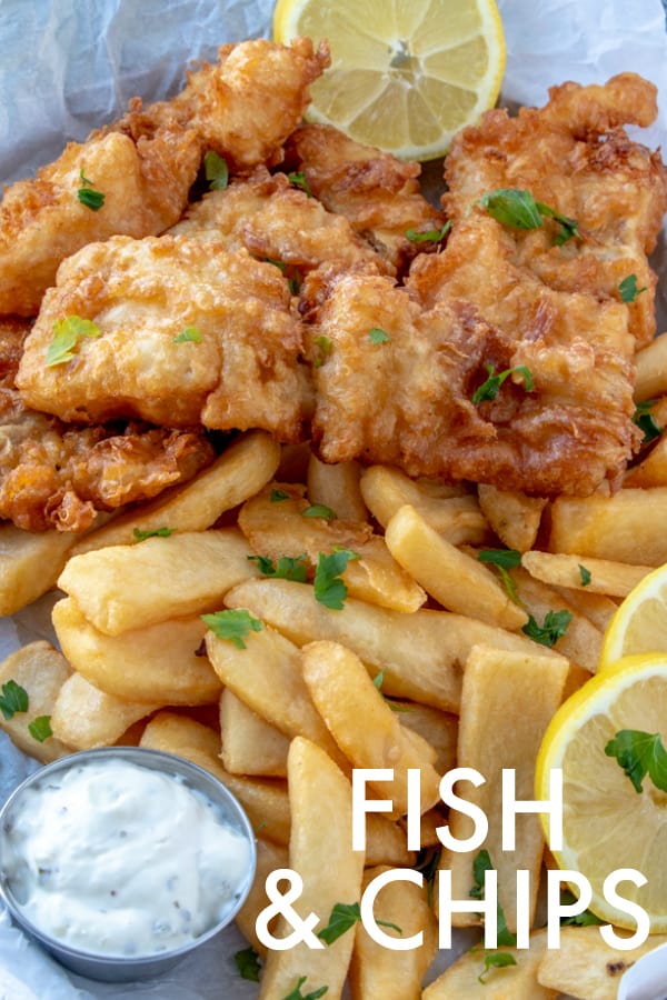 Fish and Chips Pinterest image 