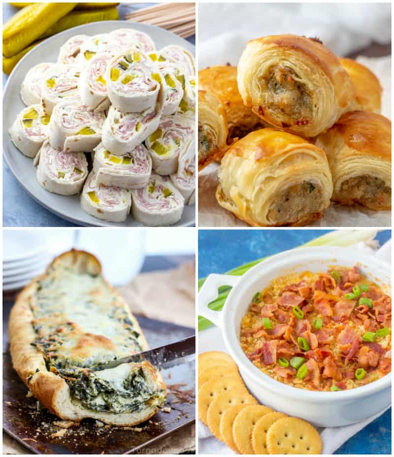 Collage of Easter Menu Appetizers