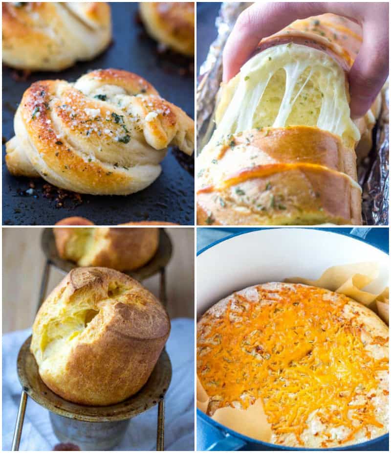 Collage of Easter Menu Breads